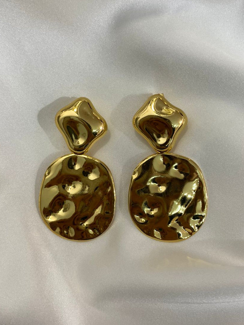 Maxi Aretes Colgantes Gold