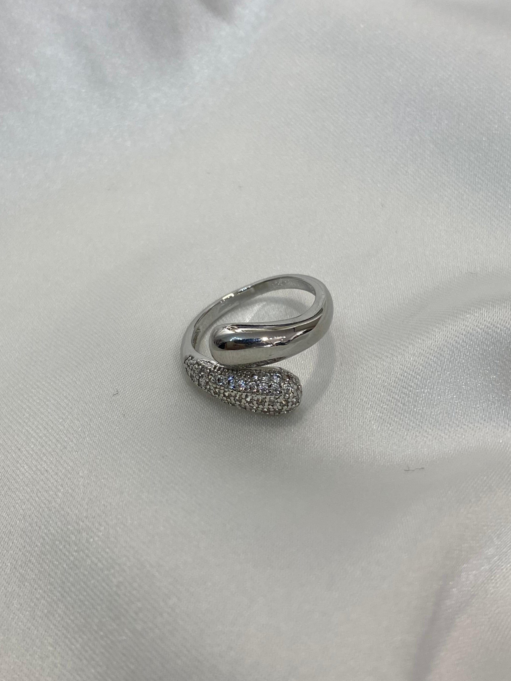 Anillo Doble con strass