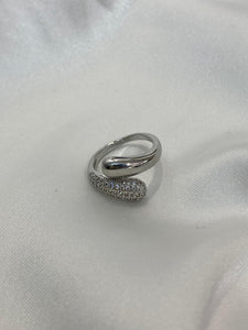 Anillo Doble con strass
