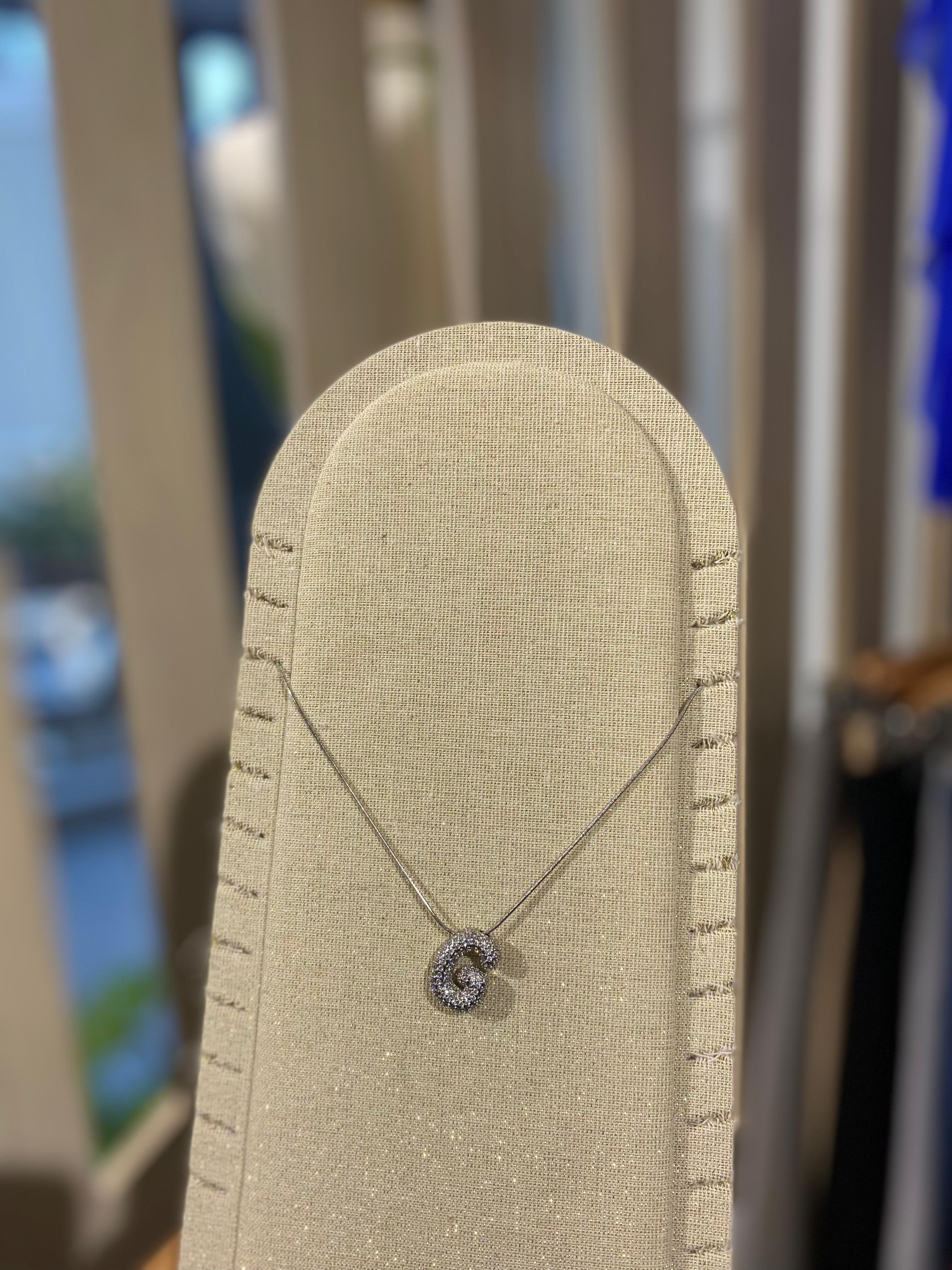 Collar letras Strass