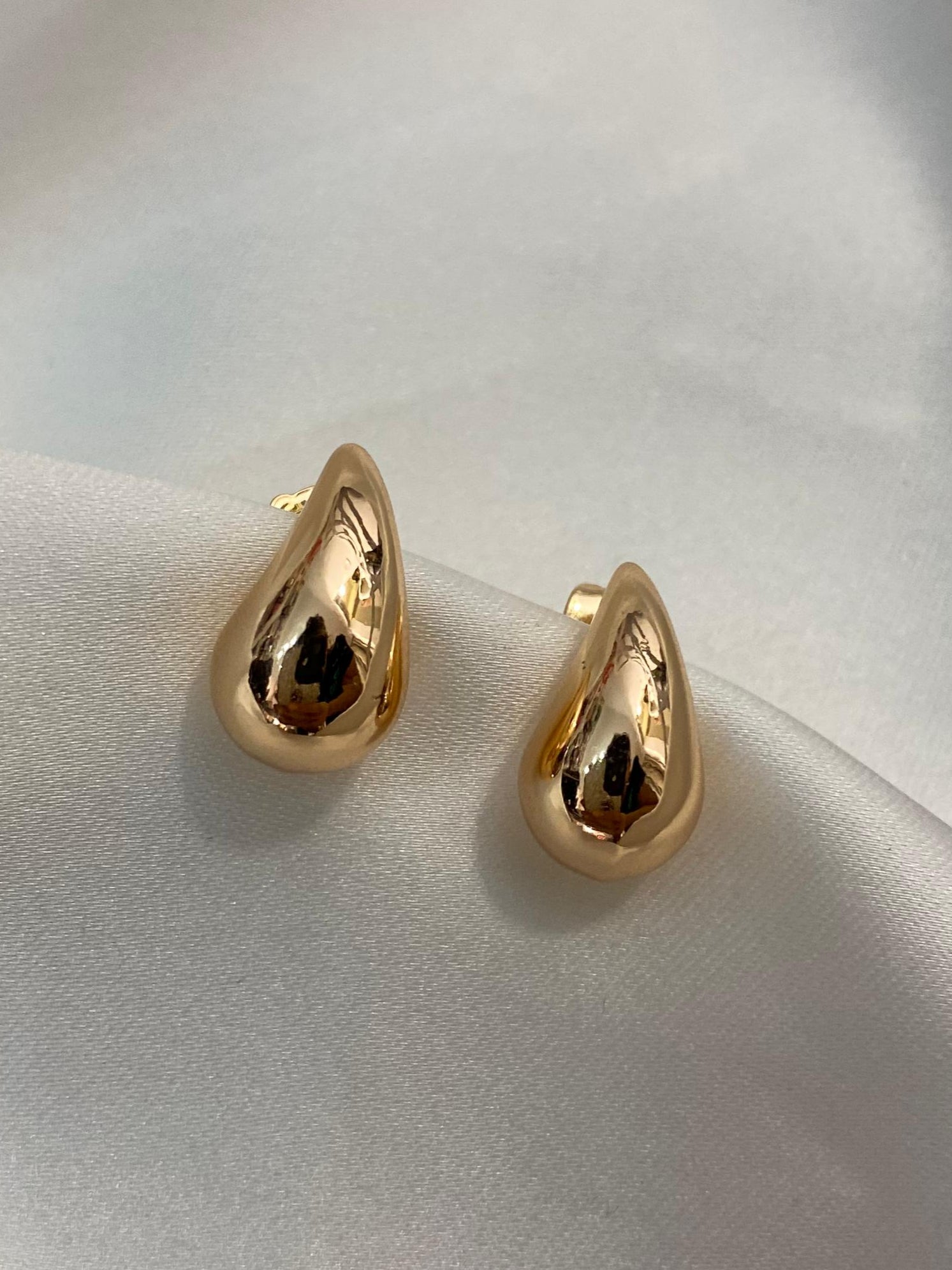 Aretes gota rose gold